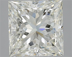 Picture of Natural Diamond 5.01 Carats, Princess with  Cut, K Color, VVS2 Clarity and Certified by IGI
