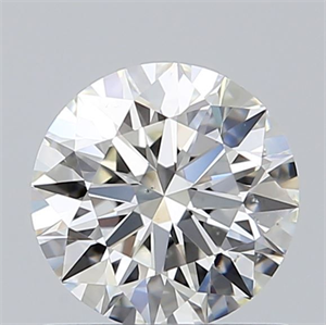 Picture of Natural Diamond 0.73 Carats, Round with Excellent Cut, I Color, VS2 Clarity and Certified by GIA