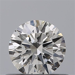Picture of Natural Diamond 0.43 Carats, Round with Excellent Cut, G Color, IF Clarity and Certified by GIA