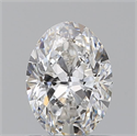Natural Diamond 0.60 Carats, Oval with  Cut, E Color, VVS2 Clarity and Certified by GIA