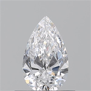 Picture of Natural Diamond 0.50 Carats, Pear with  Cut, D Color, VS2 Clarity and Certified by GIA