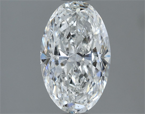 Picture of Natural Diamond 1.50 Carats, Oval with  Cut, D Color, SI2 Clarity and Certified by GIA