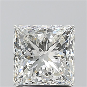 Foto Diamante Natural 1.46 quilates, Princesa , Color I, claridad SI1 y certificado GIA de