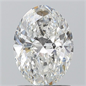 Diamante Natural 1.20 quilates, Ovalado , Color F, claridad SI2 y certificado GIA