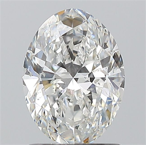 Foto Diamante Natural 1.20 quilates, Ovalado , Color F, claridad SI2 y certificado GIA de
