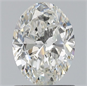 Natural Diamond 0.90 Carats, Oval with  Cut, H Color, VS2 Clarity and Certified by GIA