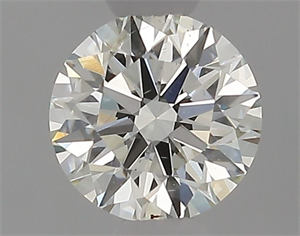 Picture of Natural Diamond 0.40 Carats, Round with Excellent Cut, I Color, SI1 Clarity and Certified by IGI