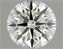 Diamante Natural 0.46 quilates, Redondo , Color H, claridad VVS1 y certificado GIA