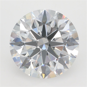 Picture of Lab Grown Diamond 4.37 Carats, Round with Excellent Cut, E Color, VVS1 Clarity and Certified by GIA