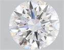 Lab Grown Diamond 2.71 Carats, Round with Excellent Cut, D Color, VVS2 Clarity and Certified by IGI