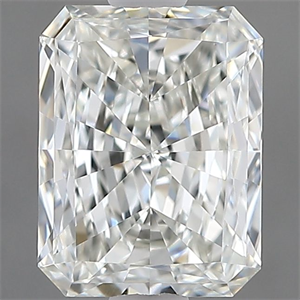 Picture of Natural Diamond 0.90 Carats, Radiant with  Cut, I Color, VVS1 Clarity and Certified by GIA