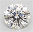Diamante Natural 0.55 quilates, Redondo , Color H, claridad VS1 y certificado GIA