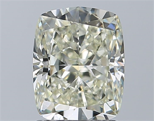 Foto Diamante Natural 1.70 quilates, Del cojín , Color M, claridad VVS1 y certificado GIA de