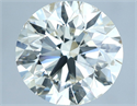 Natural Diamond 2.50 Carats, Round with Excellent Cut, J Color, SI2 Clarity and Certified by IGI