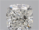 Natural Diamond 0.59 Carats, Cushion with  Cut, I Color, VS2 Clarity and Certified by GIA