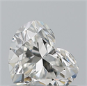 Natural Diamond 0.50 Carats, Heart with  Cut, H Color, VS1 Clarity and Certified by GIA