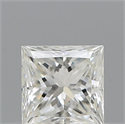 Natural Diamond 0.50 Carats, Princess with  Cut, I Color, VS2 Clarity and Certified by GIA