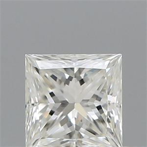 Picture of Natural Diamond 0.50 Carats, Princess with  Cut, I Color, VS2 Clarity and Certified by GIA