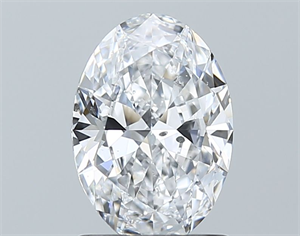 Picture of Natural Diamond 1.21 Carats, Oval with  Cut, D Color, SI2 Clarity and Certified by GIA