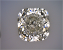 Natural Diamond 2.18 Carats, Cushion with  Cut, K Color, SI2 Clarity and Certified by GIA