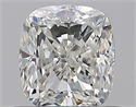 Natural Diamond 0.70 Carats, Cushion with  Cut, H Color, VS2 Clarity and Certified by GIA