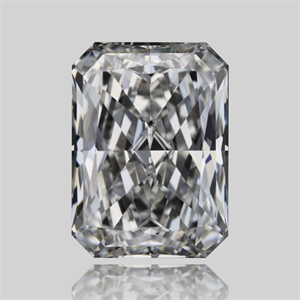Picture of Natural Diamond 1.02 Carats, Radiant with  Cut, G Color, VVS2 Clarity and Certified by GIA