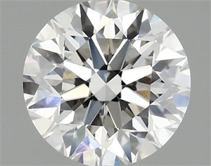 Picture of Lab Grown Diamond 1.37 Carats, Round with Excellent Cut, E Color, VS1 Clarity and Certified by IGI
