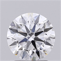 Lab Grown Diamond 2.00 Carats, Round with Excellent Cut, D Color, SI1 Clarity and Certified by GIA