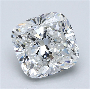Picture of Natural Diamond 4.03 Carats, Cushion with  Cut, E Color, SI1 Clarity and Certified by GIA