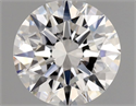 Diamante Natural 0.45 quilates, Redondo , Color F, claridad VVS1 y certificado GIA