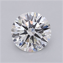 Lab Grown Diamond 1.25 Carats, Round with Ideal Cut, E Color, VS1 Clarity and Certified by IGI