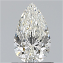Natural Diamond 0.75 Carats, Pear with  Cut, I Color, VVS2 Clarity and Certified by GIA