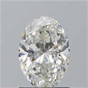 Natural Diamond 1.21 Carats, Oval with  Cut, H Color, VS1 Clarity and Certified by GIA