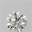 Diamante Natural 0.71 quilates, Redondo , Color J, claridad VVS1 y certificado GIA