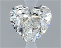 Natural Diamond 0.50 Carats, Heart with  Cut, G Color, VS2 Clarity and Certified by GIA