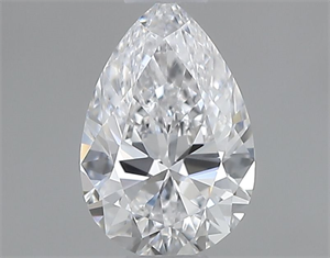 Picture of Natural Diamond 0.45 Carats, Pear with  Cut, D Color, VS1 Clarity and Certified by GIA