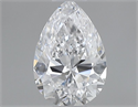 Diamante Natural 0.45 quilates, De pera , Color D, claridad VS1 y certificado GIA