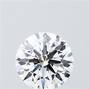 Picture of Lab Grown Diamond 1.50 Carats, Round with Ideal Cut, D Color, VVS2 Clarity and Certified by IGI