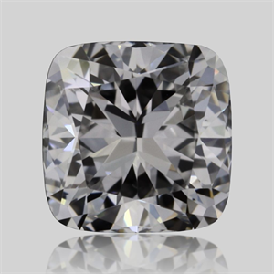 Foto Diamante Natural 0.41 quilates, Del cojín , Color F, claridad VVS2 y certificado GIA de