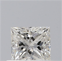 Natural Diamond 0.40 Carats, Princess with  Cut, G Color, VS2 Clarity and Certified by GIA