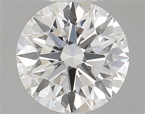 Foto Diamante Natural 0.71 quilates, Redondo , Color E, claridad VVS2 y certificado GIA de