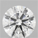 Lab Grown Diamond 3.01 Carats, Round with Ideal Cut, D Color, VVS1 Clarity and Certified by IGI