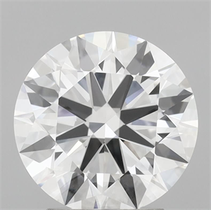 Picture of Lab Grown Diamond 3.01 Carats, Round with Ideal Cut, D Color, VVS1 Clarity and Certified by IGI