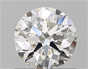 Natural Diamond 0.80 Carats, Round with Excellent Cut, H Color, SI1 Clarity and Certified by GIA