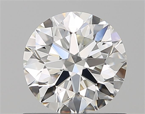 Picture of Natural Diamond 0.80 Carats, Round with Excellent Cut, H Color, SI1 Clarity and Certified by GIA