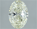 Natural Diamond 2.02 Carats, Oval with  Cut, L Color, SI1 Clarity and Certified by IGI
