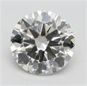 Lab Grown Diamond 2.43 Carats, Round with Excellent Cut, I Color, VS1 Clarity and Certified by IGI