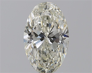 Foto Diamante Natural 2.20 quilates, Ovalado , Color K, claridad SI2 y certificado GIA de