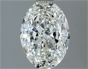 Natural Diamond 1.52 Carats, Oval with  Cut, H Color, VVS1 Clarity and Certified by IGI