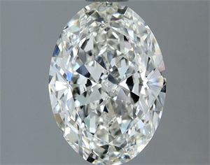Picture of Natural Diamond 1.52 Carats, Oval with  Cut, H Color, VVS1 Clarity and Certified by IGI